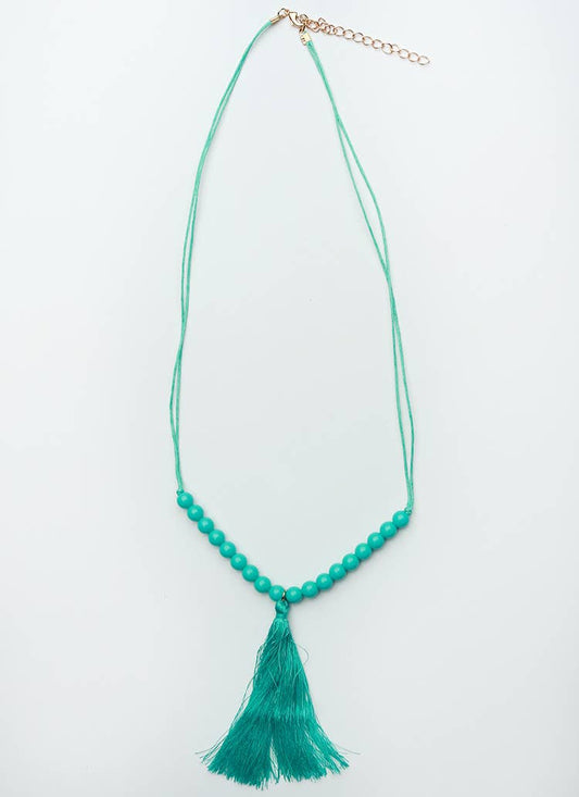 Beaded Tassels Necklaces