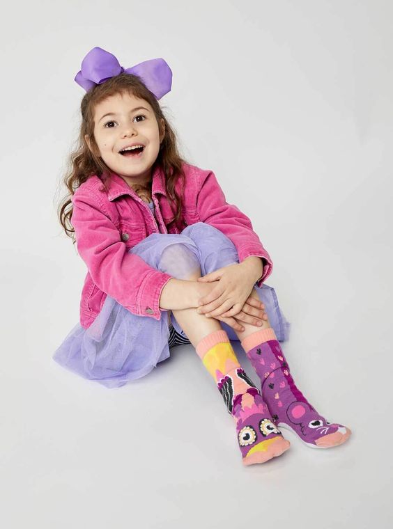 Owl & Mouse - Kids Mismatched Socks