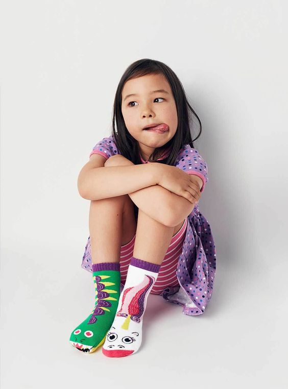 Dragon & Unicorn - Kids mismatched socks